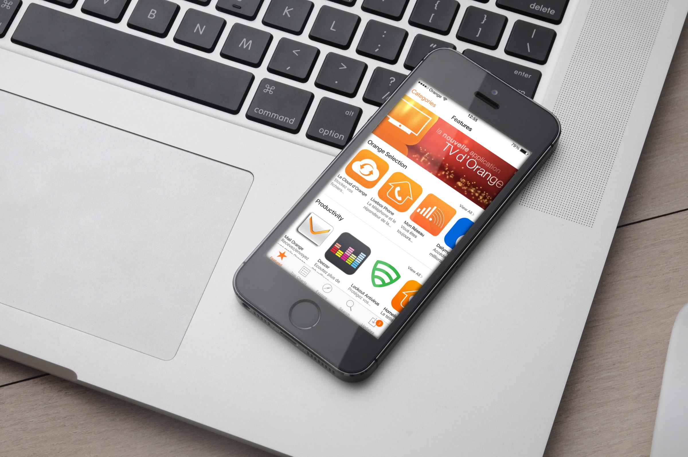 Apps Orange product surface